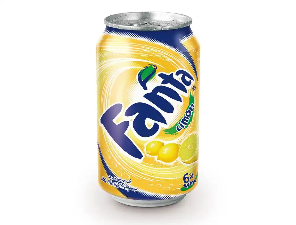 Lujoso Fanta limón lata 33 cl