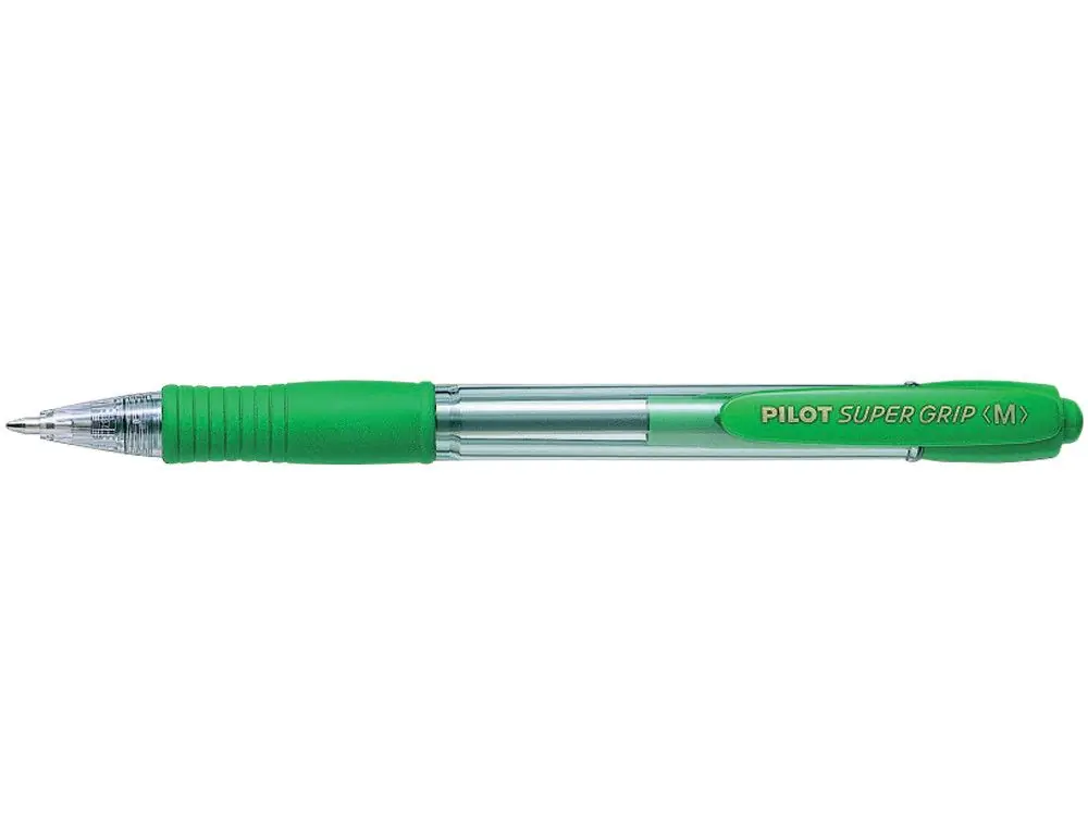 PILOT Boligrafo retractil Supergrip verde Tinta aceite BPGP-10R-M-G Ordena Ya