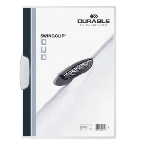 Carpeta Durable Swingclip A4 30 hojas verde Certificado