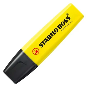 Marca Reconocida STABILO Boss Original Marcador fluorescente Amarillo Ref. 70/24