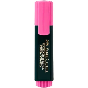 FABER CASTELL Textliner 48 Marcador fluorescente Rosa Ref. 154828 Nueva Colección