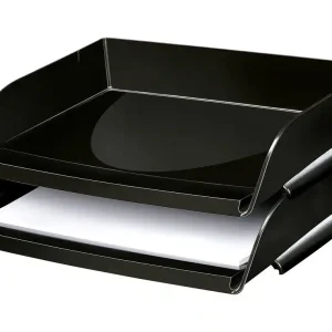 Bandeja Cep Pro A4 y folio negra Bestseller