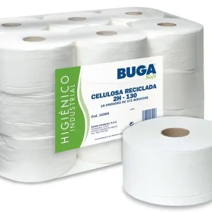Popular Papel Higienico Industrial Gofrado Buga Reciclado 2 Capas 130 M