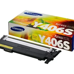 Toner láser original Samsung CLT-Y406S amarillo Lujoso