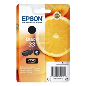 Ink-jet epson expression premiun 33 t3331 xp-530 / xp-630 / xp-640 / xp-830 / xp-900 negro 250 pag Gran Oferta