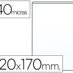 Funda Portacarnet Q-Connect Cuarto 140 Micras Pvc Transparente 220X170Mm Devolución Gratuita