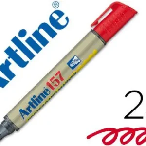 Rotulador Artline Pizarra Ek-157 Rojo -Punta Redonda 2 Mm Más Vendido