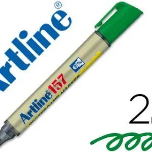 Rotulador Artline Pizarra Ek-157 Verde -Punta Redonda 2 Mm Tendencia
