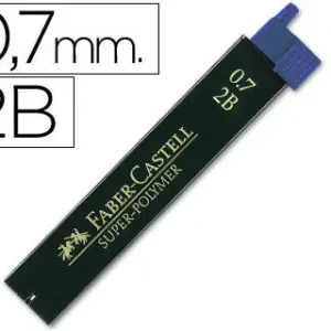 Minas Faber Grafito 9067 0,7 mm 2B -Estuche de 12 Minas Artesanal