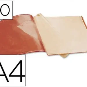Venta Final Carpeta Liderpapel Escaparate 37930 40 Fundas Polipropileno Din A4 Roja