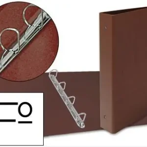 Carpeta de 4 Anillas 25Mm Mixtas Liderpapel Folio Carton Cuero Forrado Compresor Plastico Edición Limitada