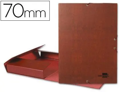 Carpeta Proyectos Liderpapel Folio Lomo 70Mm Carton Forrado Cuero Precio Rebajado