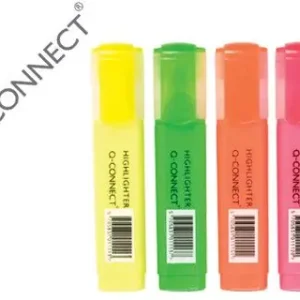 Oferta Especial Rotulador Q-Connect Fluorescente Surtido -Bolsa de 4 Rotuladores