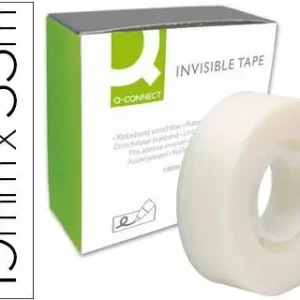 Promoción Cinta Adhesiva Q-Connect 33 Mt X 19 mm Invisible