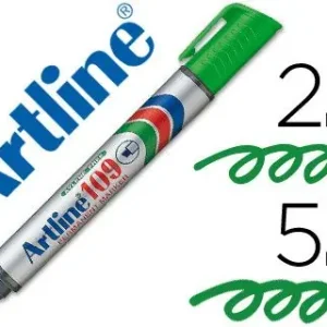 No Te Lo Pierdas Rotulador Artline Marcador Permanente 109 Verde -Punta Biselada
