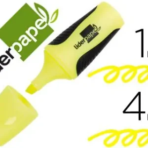 Rotulador Liderpapel Mini Fluorescente Amarillo Alta Calidad