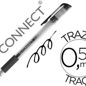Boligrafo Q-Connect Tinta Gel Negro 0.7 mm Sujecion de Caucho Ordenar Ahora Mismo