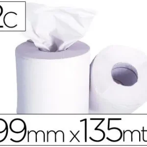 Papel Secamanos 2 Capas 199 mm X 135 Mt -Mandril 76 Mmdiametro 197 Mm Solo Hoy