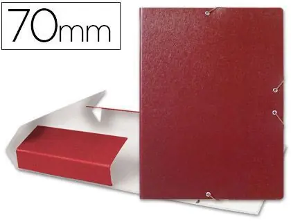 Precio Rebajado Carpeta Proyectos Liderpapel Folio Lomo 70Mm Carton Gofrado Roja