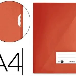 Carpeta Liderpapel Dossier A4 Uñero Roja Precio Bajo