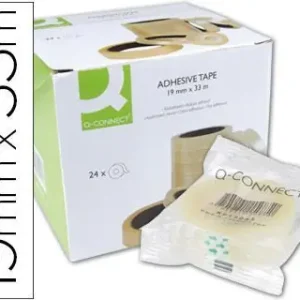 Cinta Adhesiva Q-Connect 33 Mt X 19 mm Encelofanada Envío Exprés