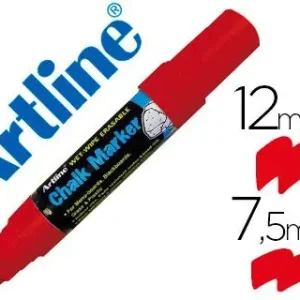 Precio Rebajado Rotulador Artline Pizarra Verde Negra Epw-12 mm Color Rojo