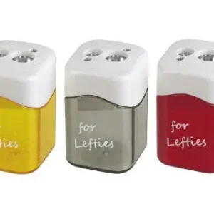 Solo Por Tiempo Limitado Sacapuntas Mor Metalico para Zurdos 2 Usos con Deposito Colores Surtidos