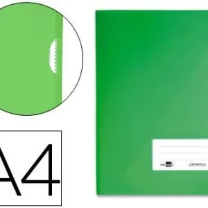 Carpeta Liderpapel Dossier A4 Uñero Verde Descuento