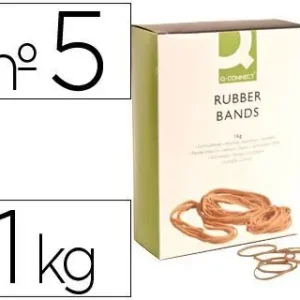 Gomillas Elasticas Q-Connect 1000 Gr Numero 5 50 X 2 Mm Premium