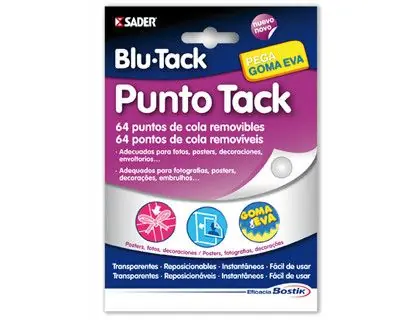 De Moda Sujetacosa Masilla Bostik Blu Tack Punto Tack 64 Puntos de Cola