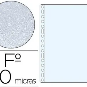 Funda Multitaladro Q-Connect Folio 50 Mc Piel de Naranja Caja de 100 Unidades Auténtico