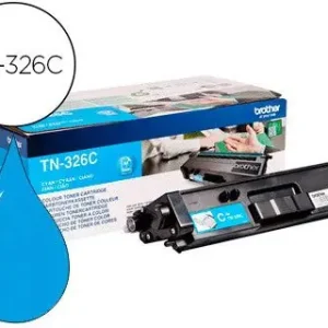 Toner brother tn-326c hll8250cdn / hll8350cdw alta capacidad cian 3500 pag De Moda