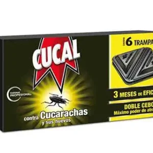 A Buen Precio Trampa de Cucarachas Cucal Contra Cucarachas y Huevos Doble Cebo 3 Meses de Eficacia Pack de 6 Trampas