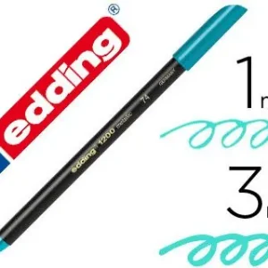 Rotulador Edding Punta Fibra 1200 Verde Metalizado N 74 Punta Redondo 0,5 Mm Precio Bajo