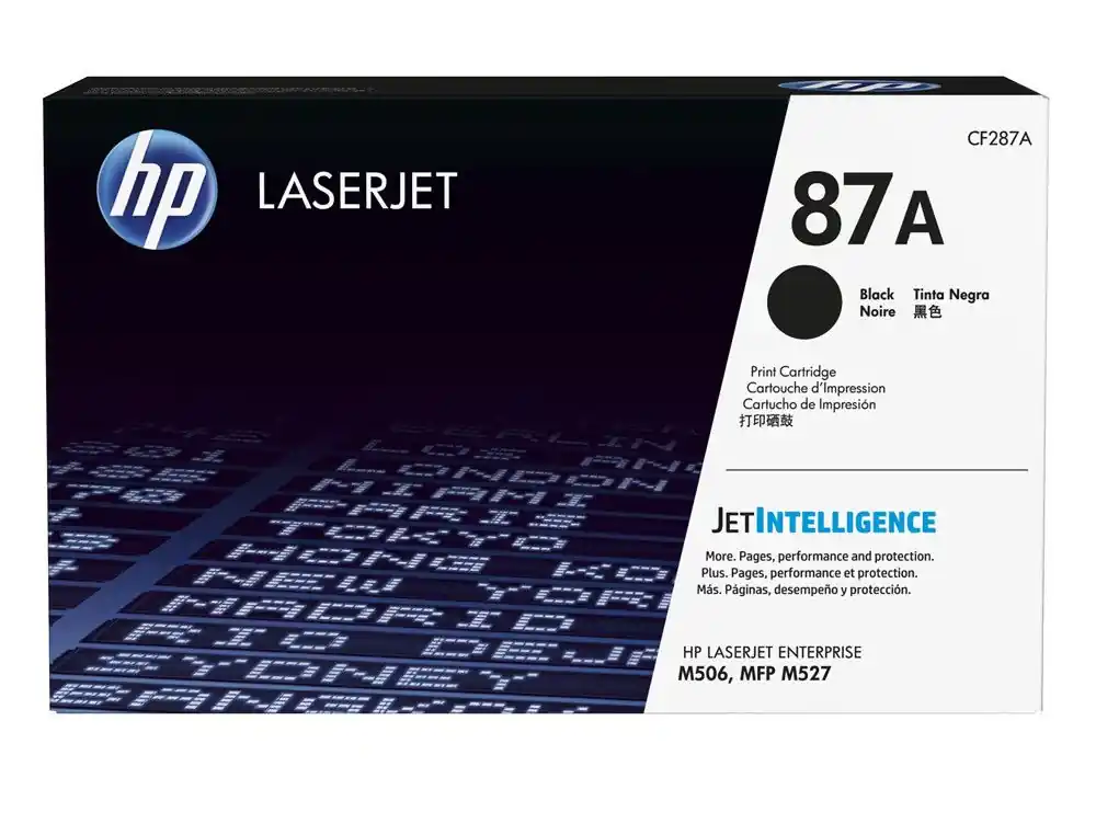 Lujoso Toner hp laserjet cf287a m506 / mfp m527 negro 9000 pag