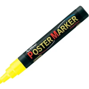 Garantía Incluida Rotulador artline poster marker epp-4-ama flu punta redonda 2 mm color amarillo fluor EPP-4-AMA-FLU