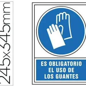 Pictograma Syssa Señal de Obligacion Es Obligatorio El Uso de Los Guantes en Pvc 245X345 Mm Compra Hoy