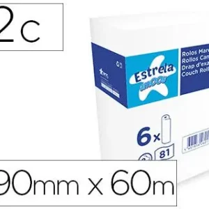 Certificado Rollo Papel para Camillas Amoos 2 Capas 81 Servicios 590 mm X 60 M