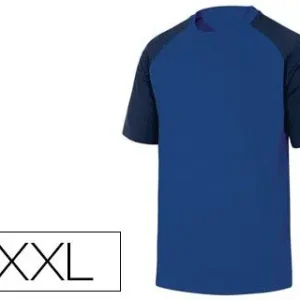 Camiseta de Algodon Deltaplus Color Azul Talla Xxl Oferta Especial