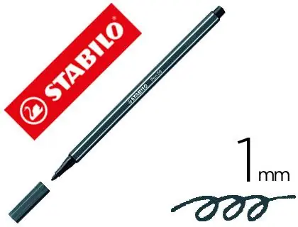 Rotulador stabilo acuarelable pen 68 gris azulado intenso 1 mm Más Vendido