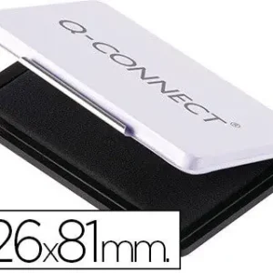 Tampon q-connect n.1 126x81 mm negro Económico