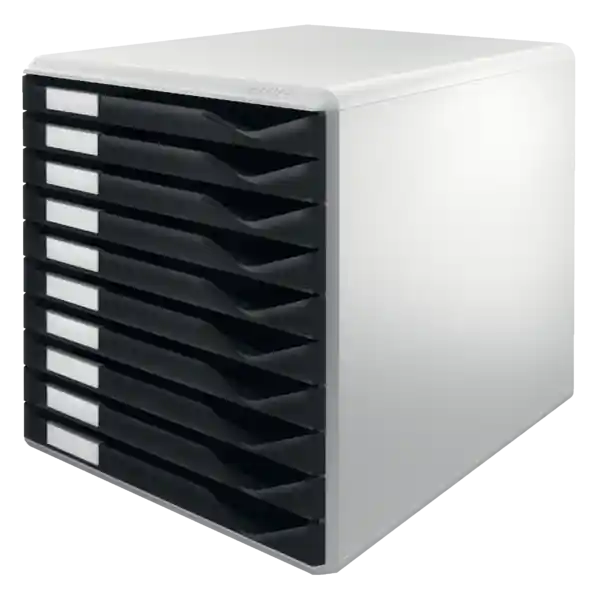 Venta Final Buc para formularios 10 cajones Leitz, negro/gris