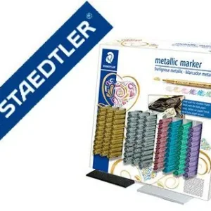 Rotulador staedtler metalico 8323 expositor sobremesa de 100 unidades colores surtidos Garantía Incluida