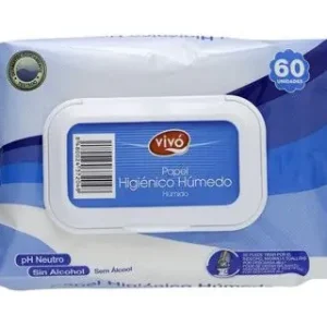 Devolución Gratuita Toallita humeda vivo para wc paquete con tapa de 60 unidades