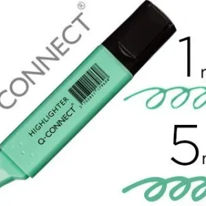 Rotulador q-connect fluorescente pastel azul punta biselada Devolución Gratuita