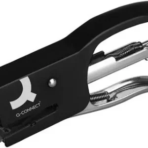 Alta Calidad Grapadora q-connect kf22340 de tenaza metalica color negro capacidad 12 hojas usa grapas numero 10