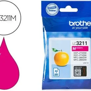 Promoción Exclusiva Ink-jet brother lc3211m dcp-j572 / dcp-j772 / dcp-j774 / mfc-j890 / mfc-j895 magenta 200 pag