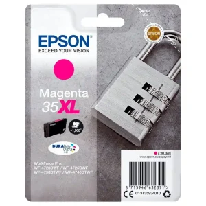 Ink-jet epson 35xl t3593 pro wf-4720dwf / 4725dwf / 4730dtwf / 4740dtwf magenta alta capacidad 1900 paginas Mejor Precio
