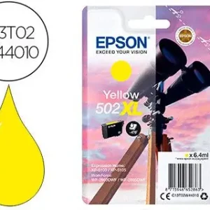 Ink-jet epson 502 xl expression home xp 5100 / 5105 workforce wf 2860 / 2860dwf amarillo 470 paginas Súper Precio