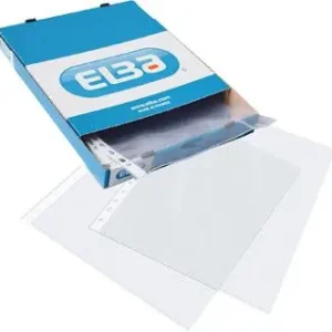 Alta Calidad Funda multitaladro elba standard folio 90 micras piel naranja caja de 100 unidades